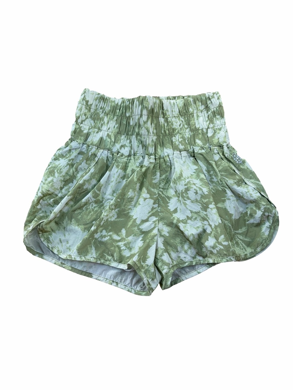 Free People FP Movement Women's Size Small The Way Home Green Workout Shorts